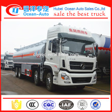 Dongfeng Kinland 8 * 4 Type d&#39;entraînement 32000 litres Fuel Bowser